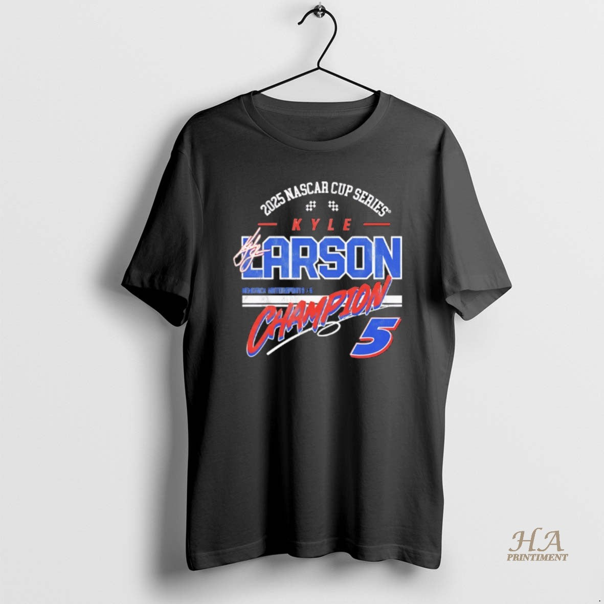 Official Kyle Larson Hendrick Motorsports Team 2025 Nascar Cup Series Champion Signature Shirt Hoodie Sweatshirt