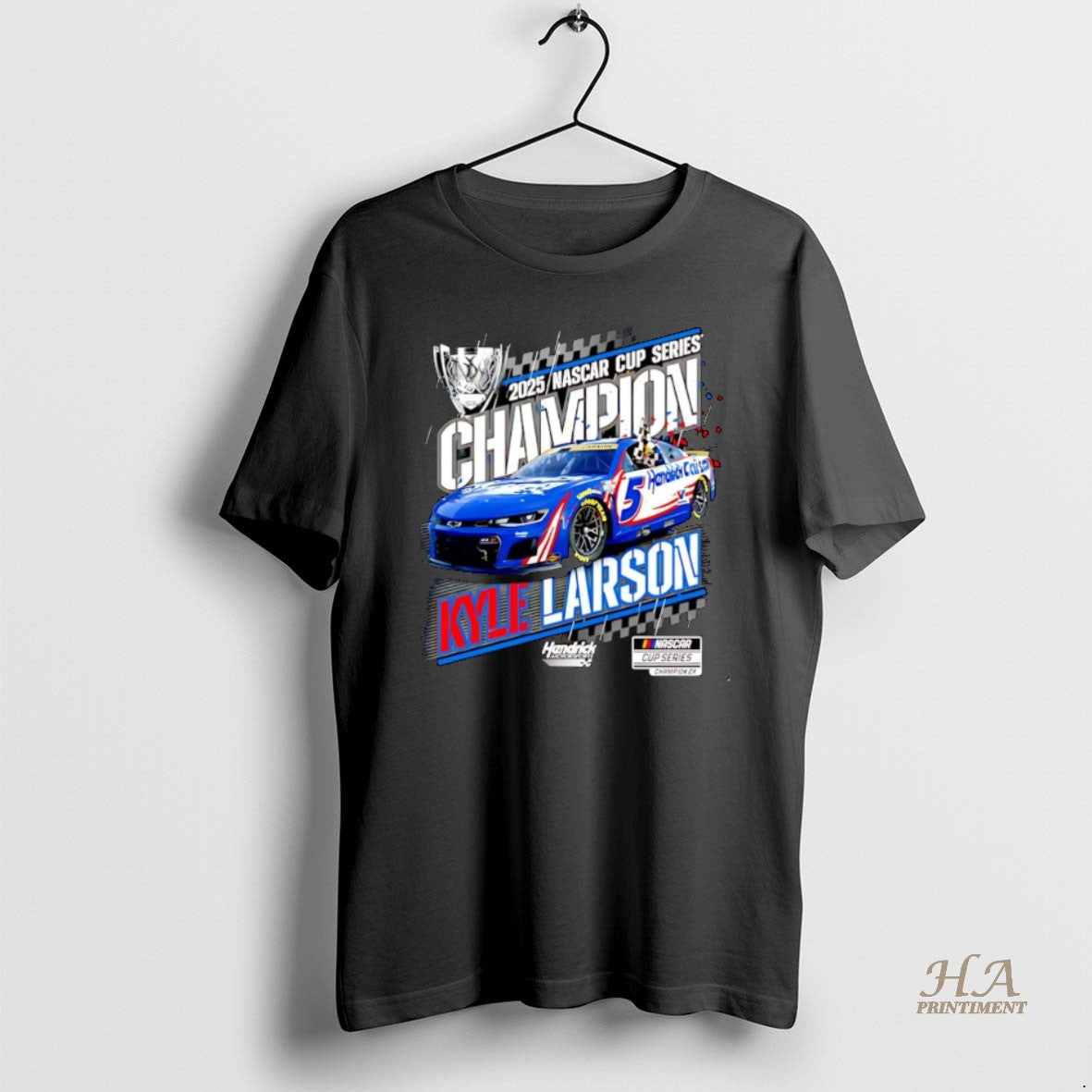 Official Kyle Larson Hendrick Motorsports Team Collection 2025 Nascar Cup Series Champion Christmas Shirt Hoodie Sweatshirt
