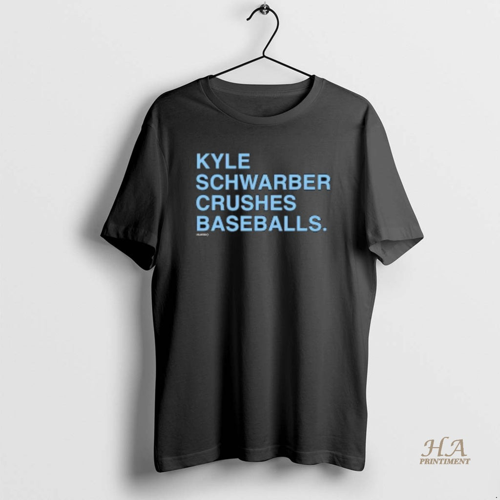 Official Kyle Schwarber Crushes Baseballs Shirt Hoodie Sweatshirt | PurePodTees.com