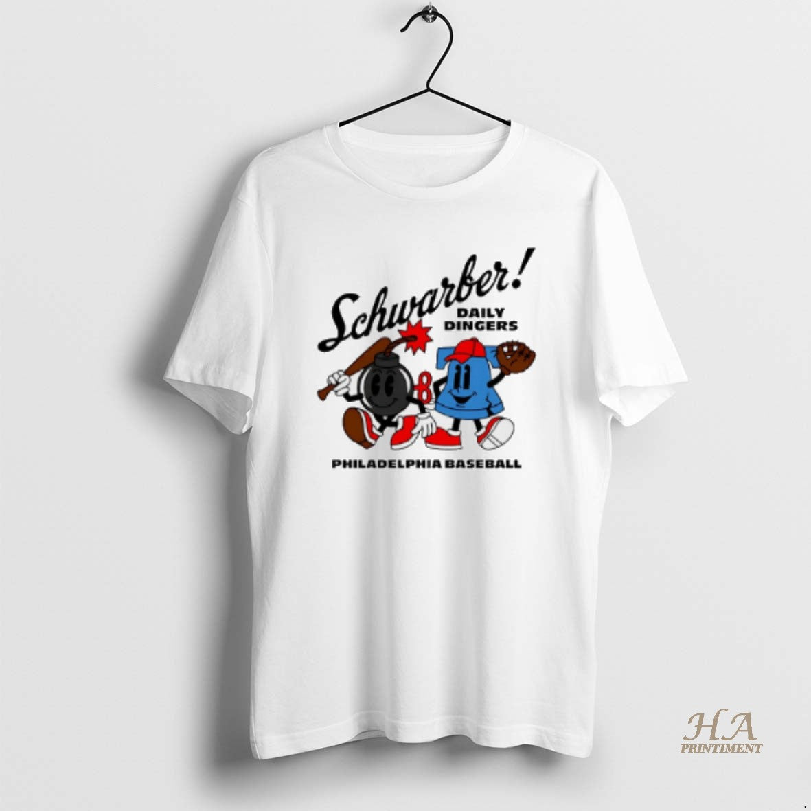 Official Kyle Schwarber Daily Dingers 2025 Superstar Cartoon Shirt Hoodie Sweatshirt | PurePodTees.com