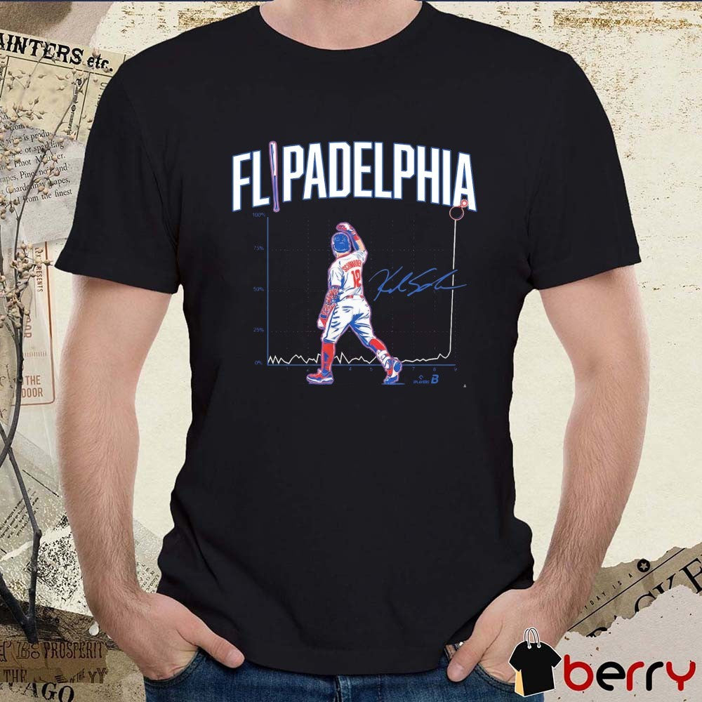 Kyle Schwarber Flipadelphia Philadelphia Phillies MLB Signature t-shirt