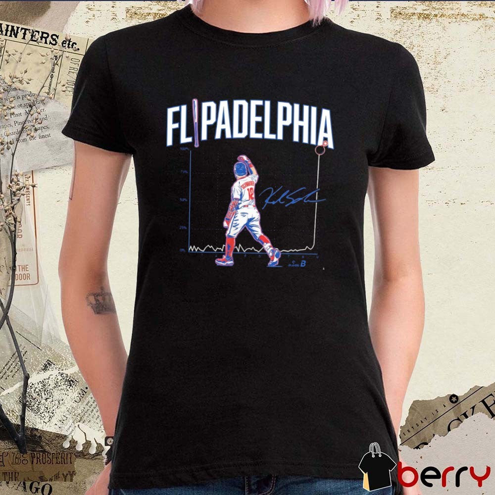 Kyle Schwarber Flipadelphia Philadelphia Phillies MLB Signature t-shirt