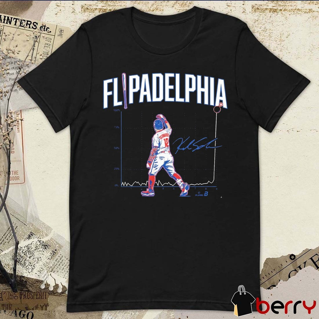 Kyle Schwarber Flipadelphia Philadelphia Phillies MLB Signature t-shirt
