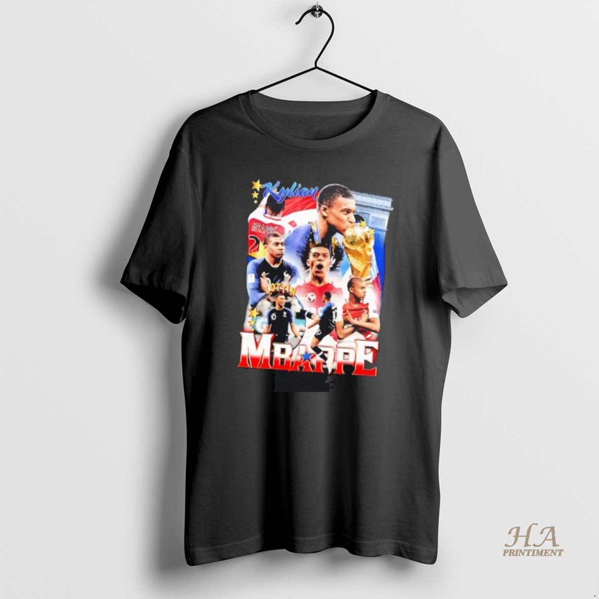 Official Kylian Mbappe Lottin Trophy Picture Collage Shirt Hoodie Sweatshirt | PurePodTees.com