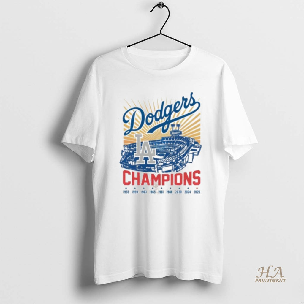 Official La Baseball Team Champions 2025 Shirt Hoodie Sweatshirt | PurePodTees.com