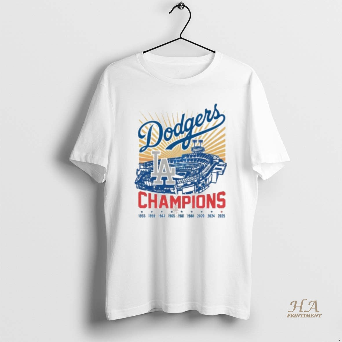 Official La Baseball Team Champions 2025 Shirt Hoodie Sweatshirt | PurePodTees.com