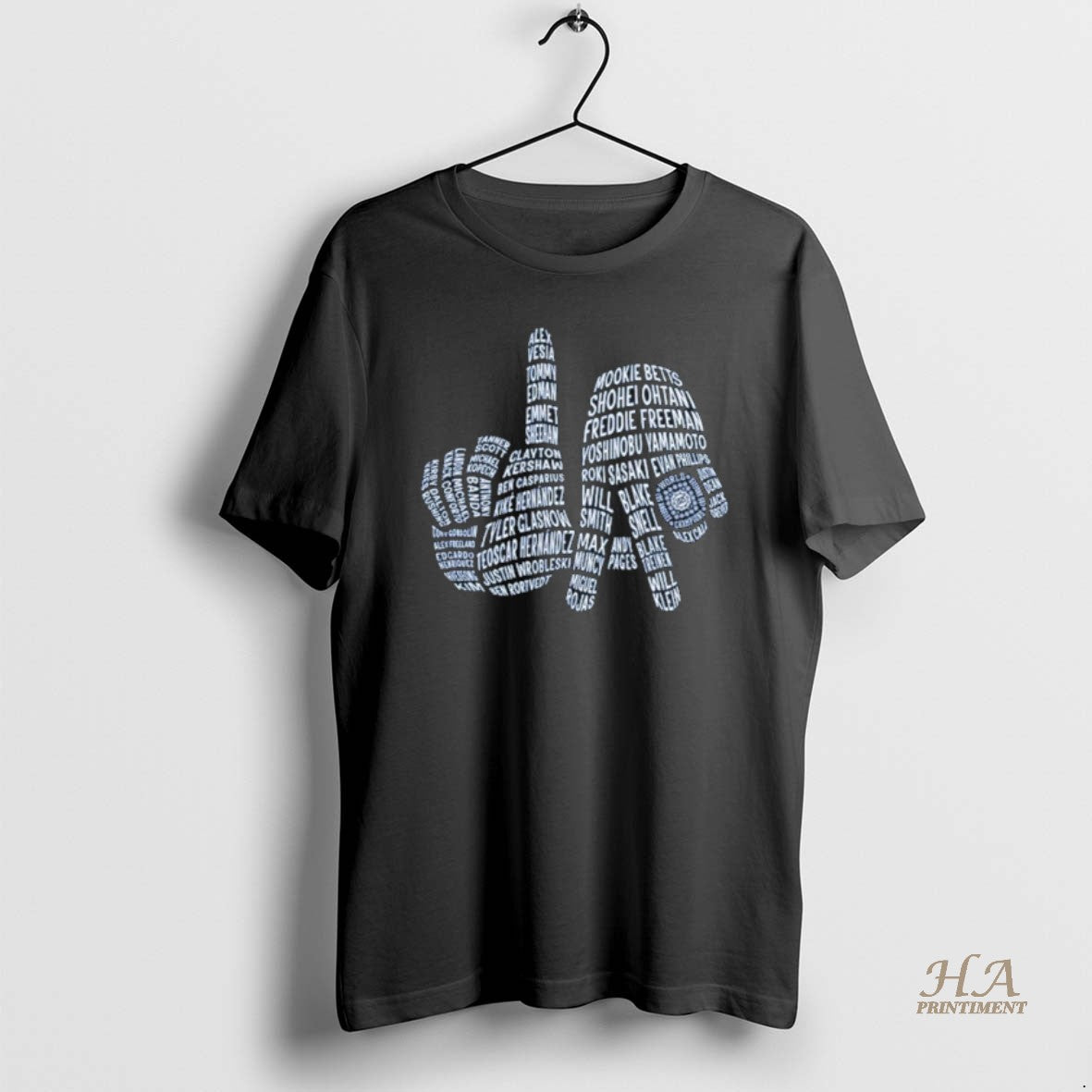 Official La Dodgers 2025 Champs Hand Sign Shirt Hoodie Sweatshirt | PurePodTees.com