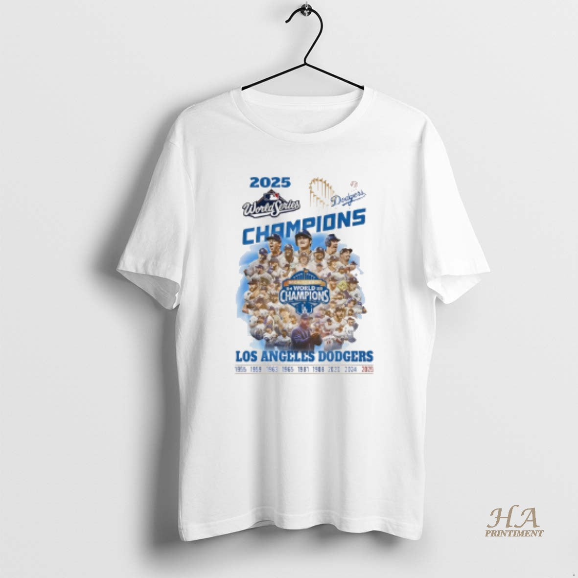 Official La Dodgers 2025 World Series Champions All Team Shirt Hoodie Sweatshirt | PurePodTees.com