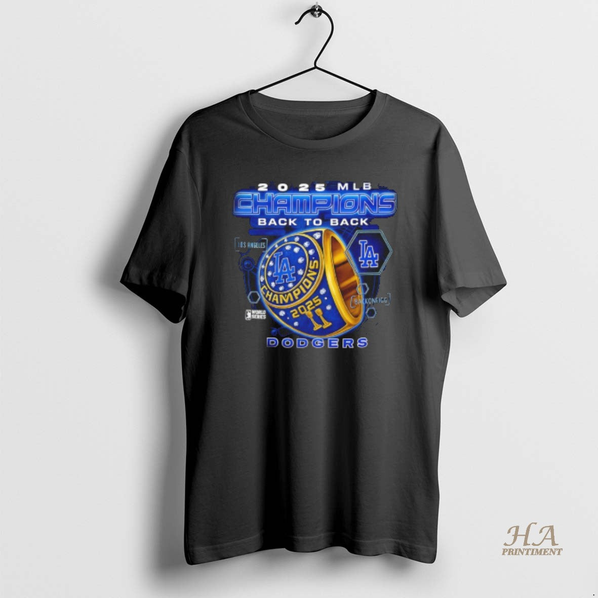 Official La Dodgers 2025 World Series Champions Back To Back 24 25 Rings Shirt Hoodie Sweatshirt | PurePodTees.com