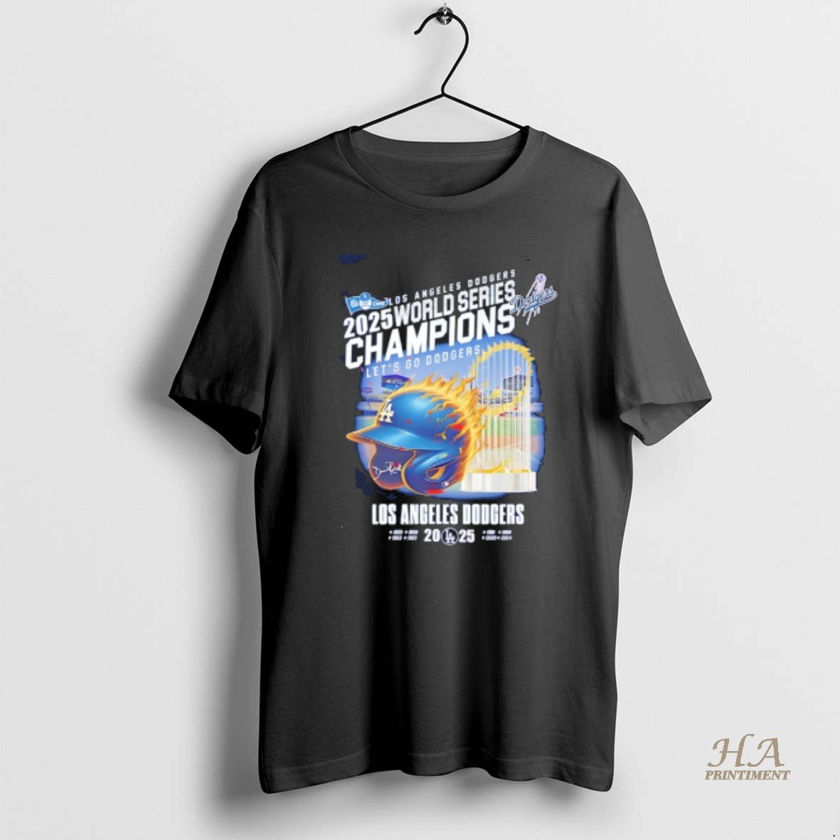 Official La Dodgers 2025 World Series Champions Lets Go Dodgers Helmets Shirt Hoodie Sweatshirt | PurePodTees.com