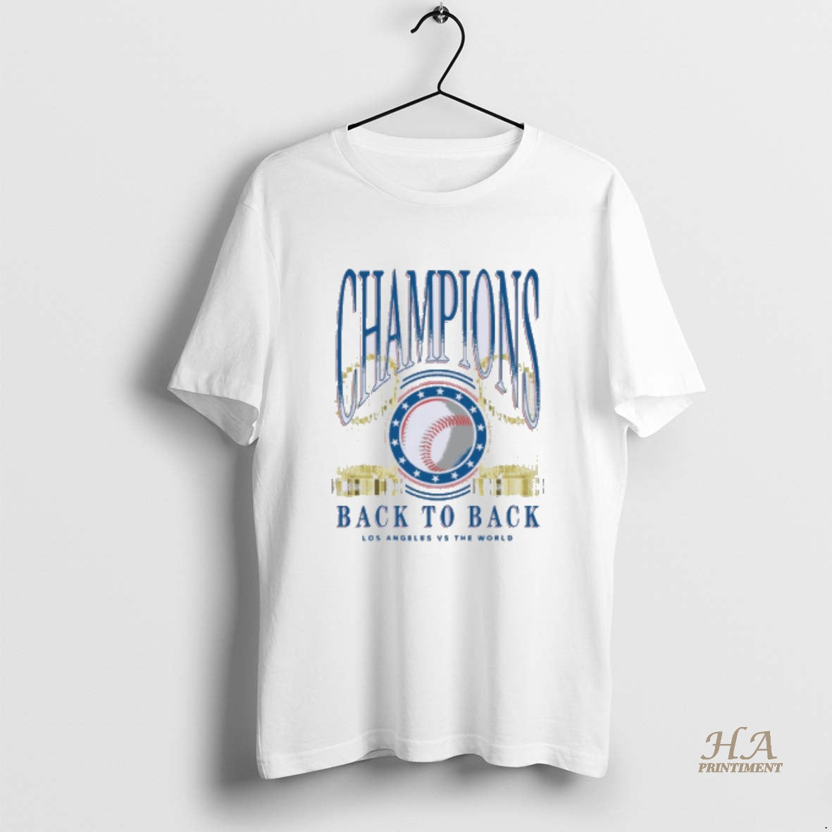 Official La Dodgers Back To Back Champions Trophies Shirt Hoodie Sweatshirt | PurePodTees.com