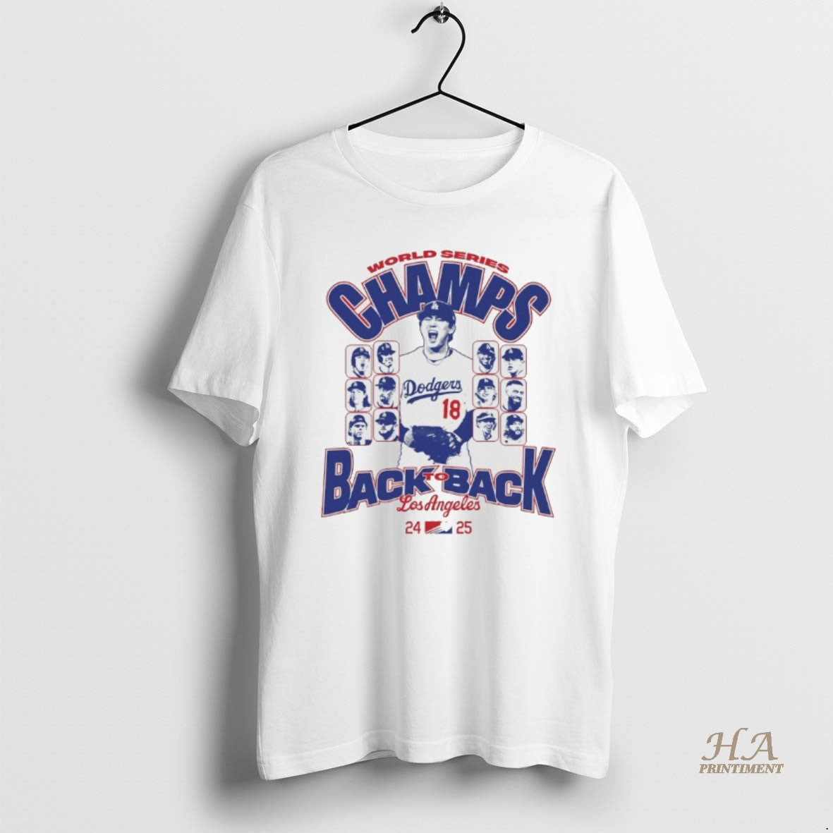Official La Dodgers Back To Back 24 25 World Series Champs Shirt Hoodie Sweatshirt | PurePodTees.com