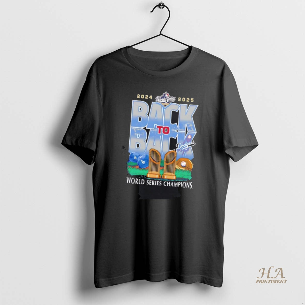 Official La Dodgers World Series Champions Back To Back 2025 Trophy Shirt Hoodie Sweatshirt | PurePodTees.com
