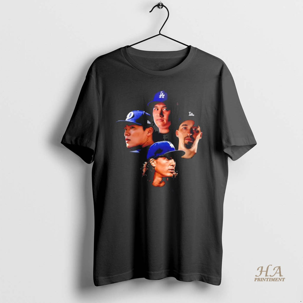 Official La Dodgers Core Team 4 Aces Portrait Shirt Hoodie Sweatshirt | PurePodTees.com