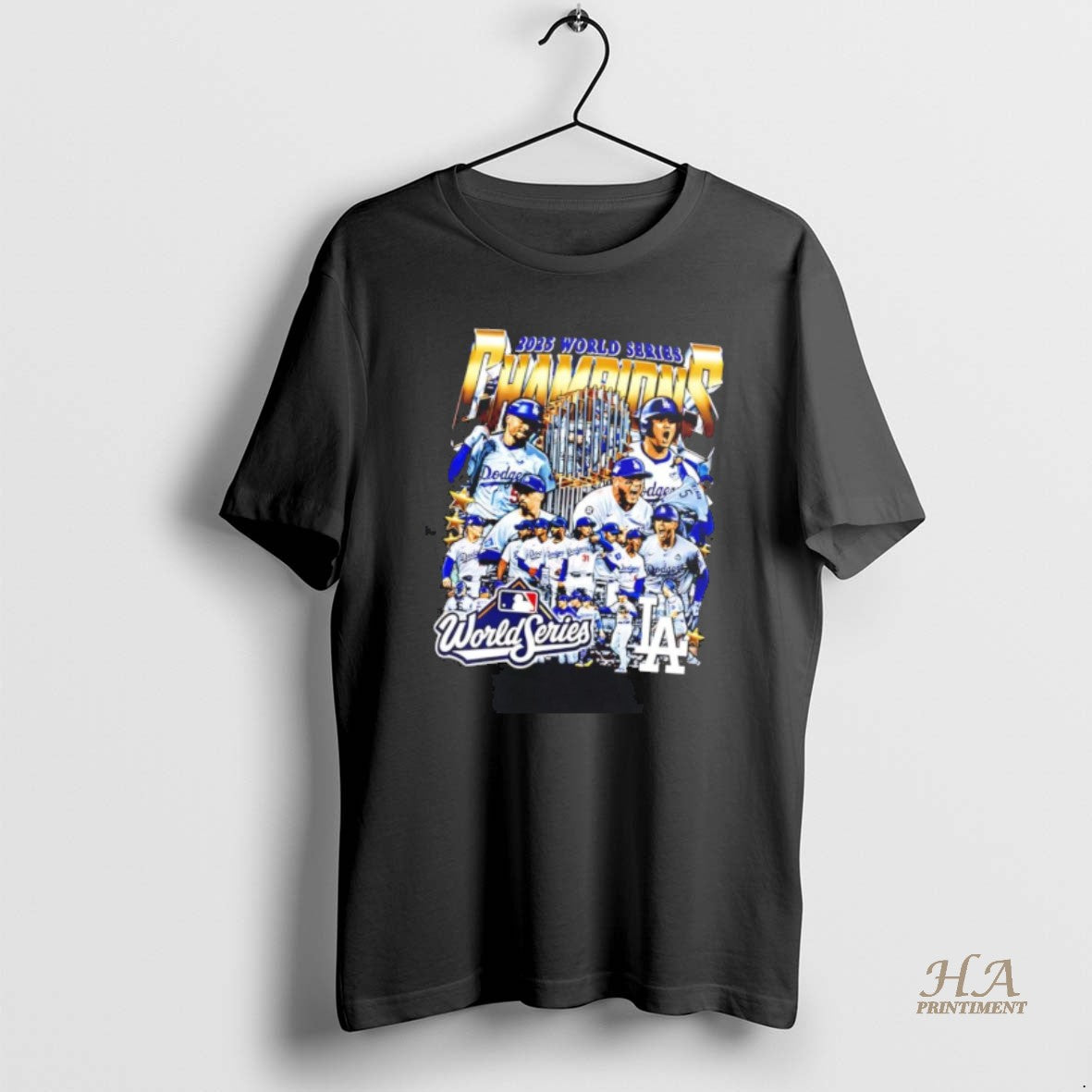Official La Dodgers Lineup 2025 World Series Champions Shirt Hoodie Sweatshirt | PurePodTees.com