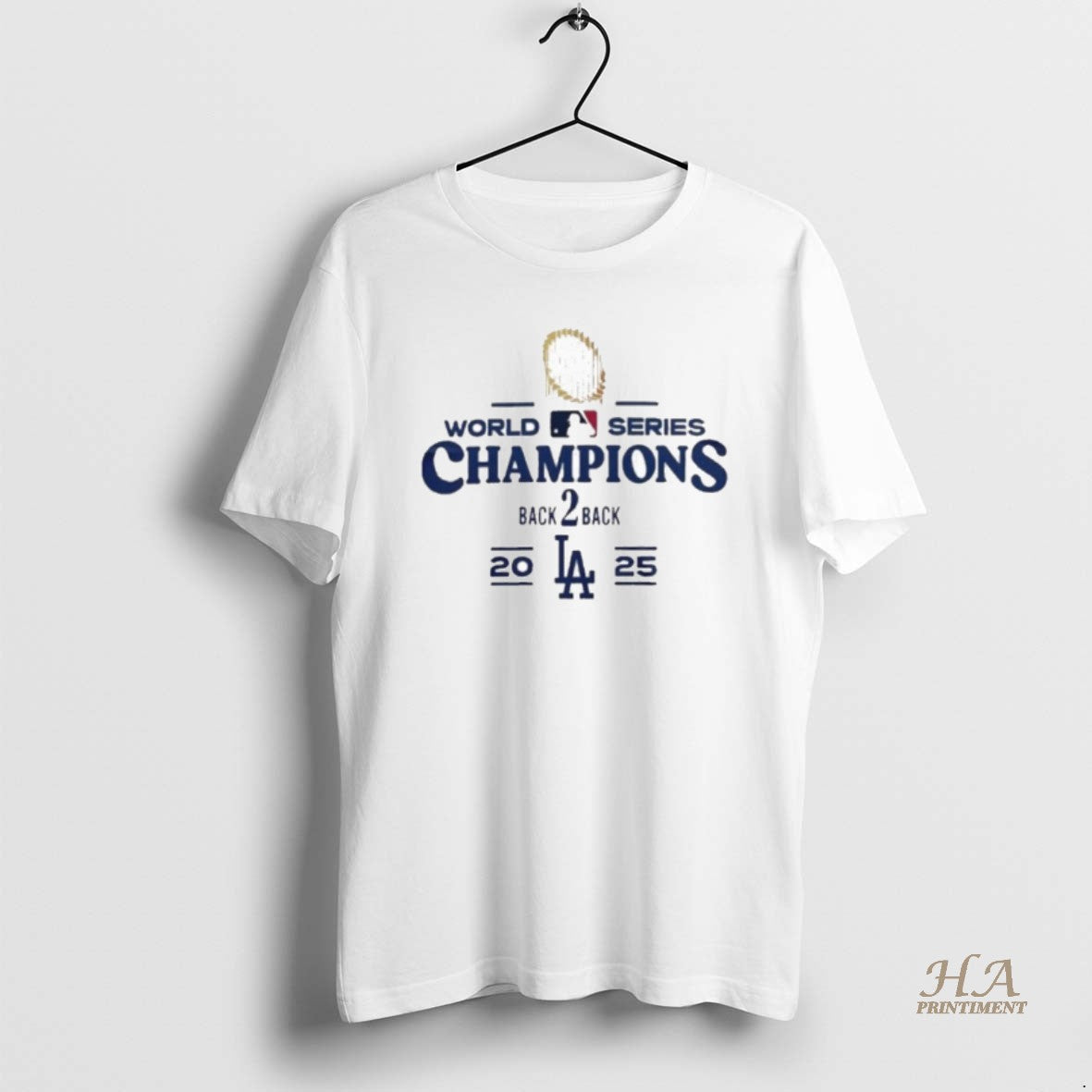 Official La Champions 2025 World Series Back 2 Back Shirt Hoodie Sweatshirt | PurePodTees.com