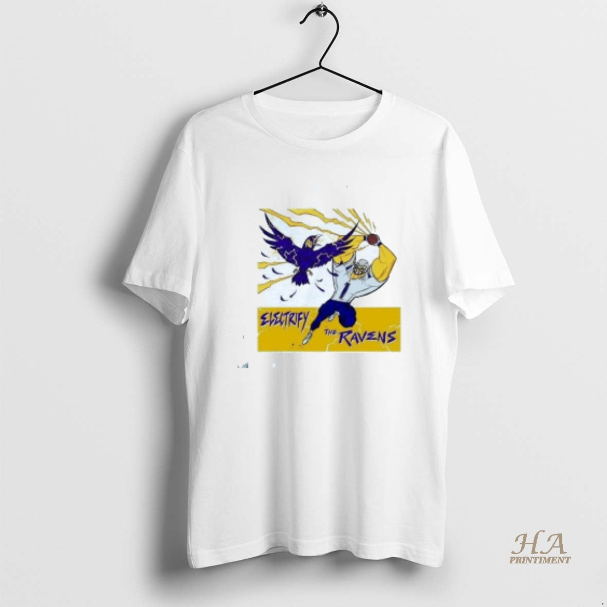 Official La Chargers Quentin Johnston Electrify The Ravens Shirt Hoodie Sweatshirt | PurePodTees.com