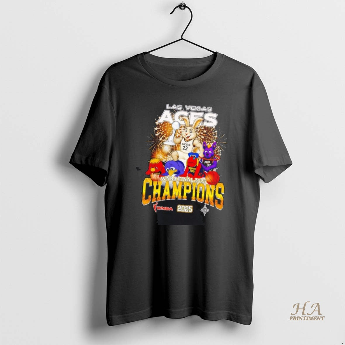 Official Las Vegas Aves 2025 Wnba Final Champions Mascot Shirt Hoodie Sweatshirt | PurePodTees.com