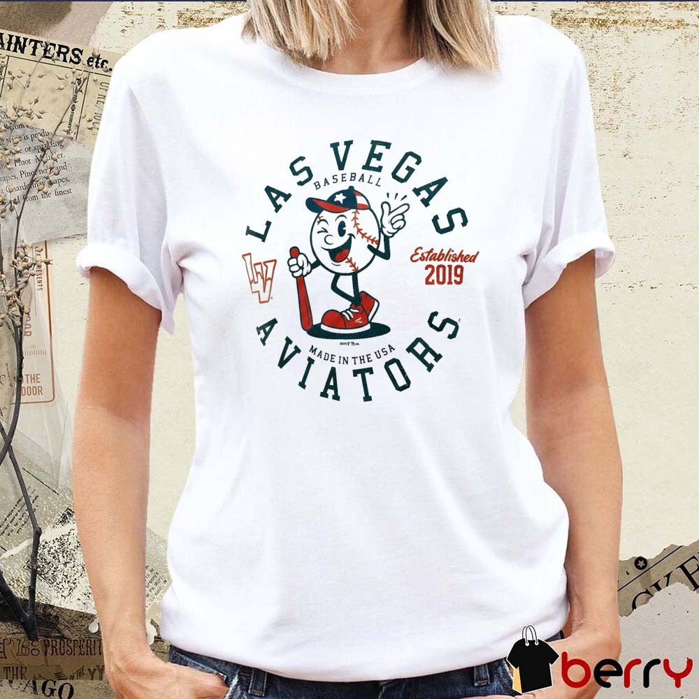 Las Vegas Aviators Made In The USA Est 2019 GoTeez American Baseball MiLB t-shirt