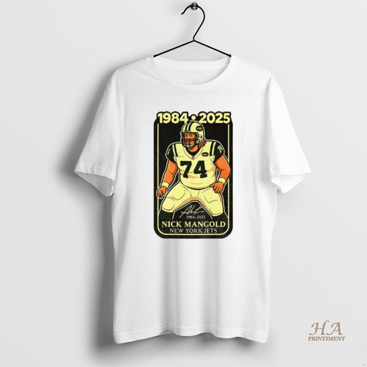 Official Legend Nick Mangold New York Jets Tribute Signature 1984 2025 Shirt Hoodie Sweatshirt | PurePodTees.com