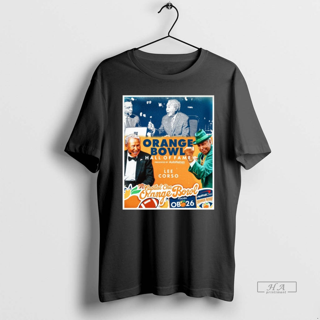 Official Legendary Lee Corso 2025 Capital One Orange Bowl Hall Of Fame