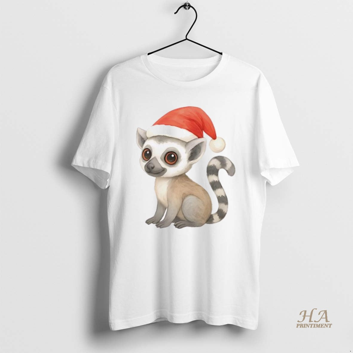 Official Lemur Baby Christmas Personalized Ornaments White Shirt Hoodie Sweatshirt | PurePodTees.com