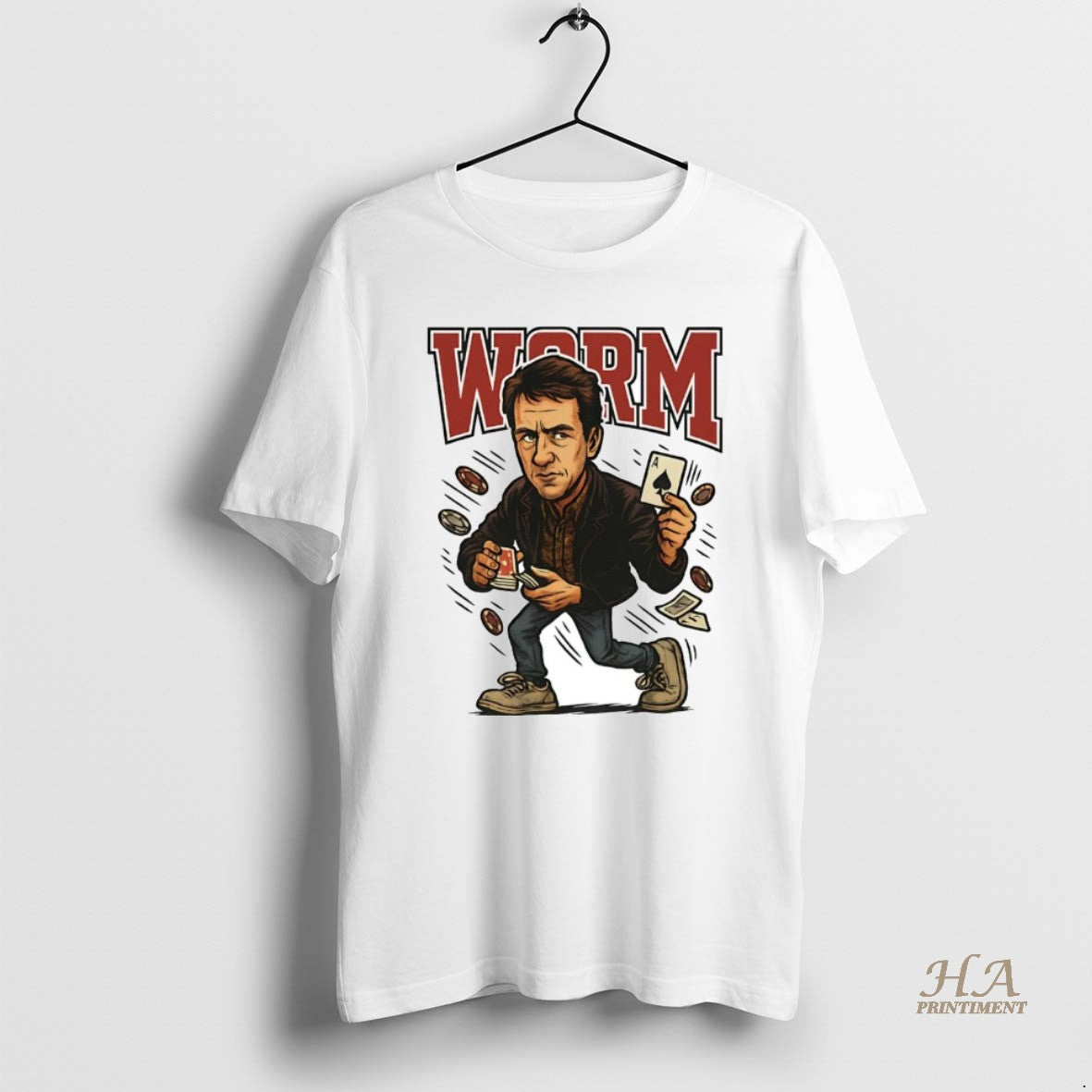 Official Lester Worm Murphy Rounders Caricature Shirt Hoodie Sweatshirt | PurePodTees.com