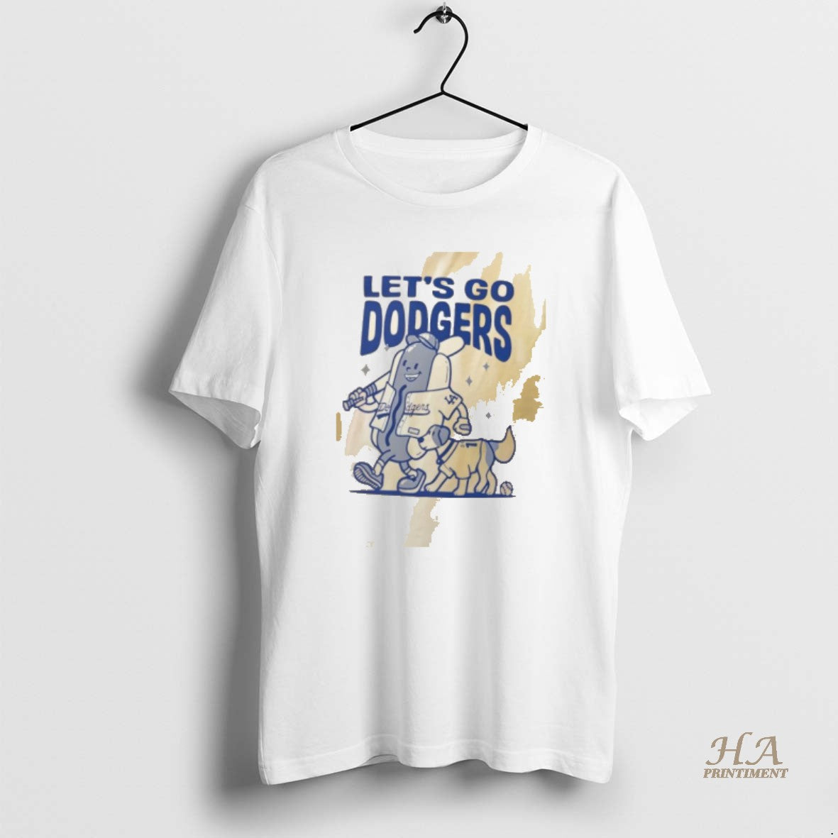 Official Lets Go Dodgers Los Angeles Baseball Shirt Hoodie Sweatshirt | PurePodTees.com