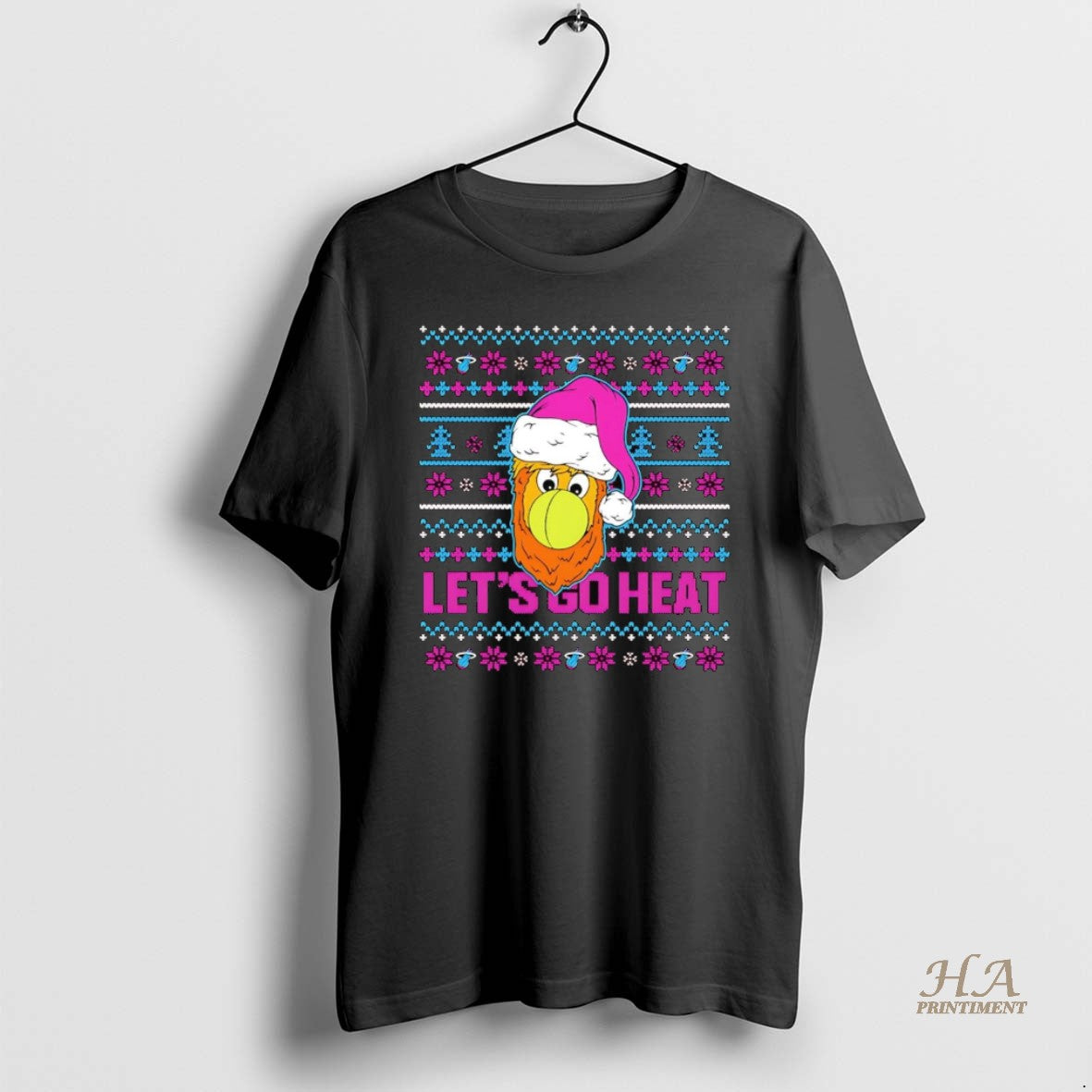 Official Lets Go Miami Heat Ugly Christmas Shirt Hoodie Sweatshirt | PurePodTees.com
