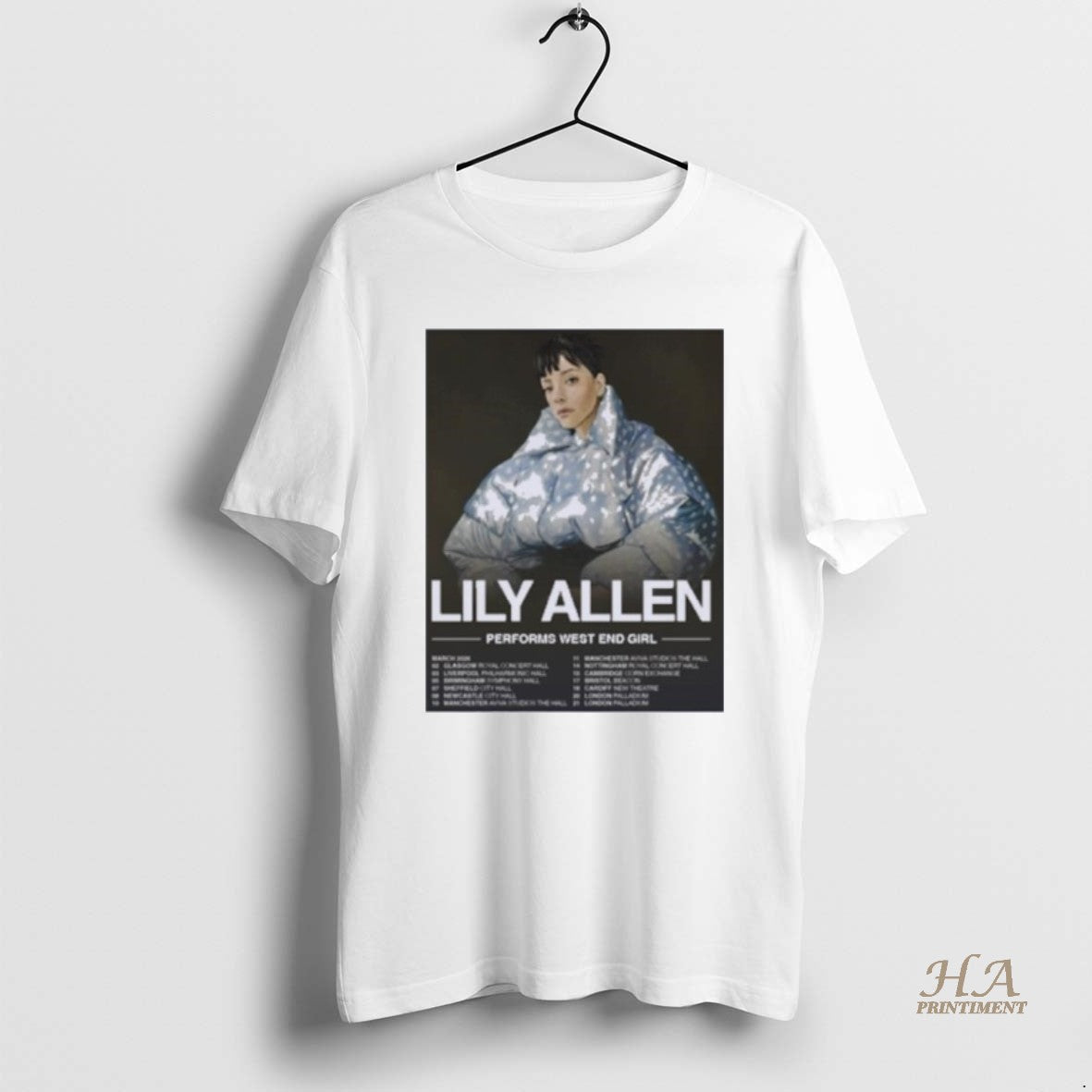 Official Lily Allen West End Girl Tour 2026 Shirt Hoodie Sweatshirt | PurePodTees.com
