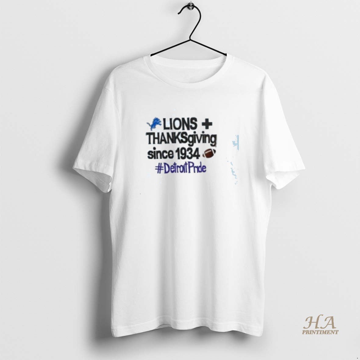 Official Lions Thanksgiving Since 1934 Detroit Pride Shirt Hoodie Sweatshirt | PurePodTees.com