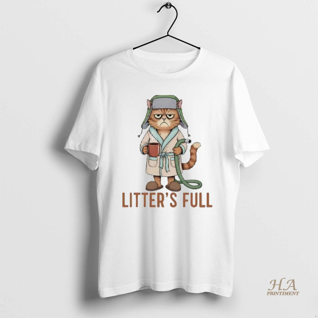 Official Litters Full Funny Cat Lovers Christmas Shirt Hoodie Sweatshirt | PurePodTees.com