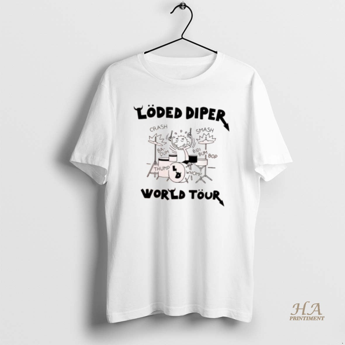 Official Loded Diper World Tour Thump Whomp Shirt Hoodie Sweatshirt | PurePodTees.com