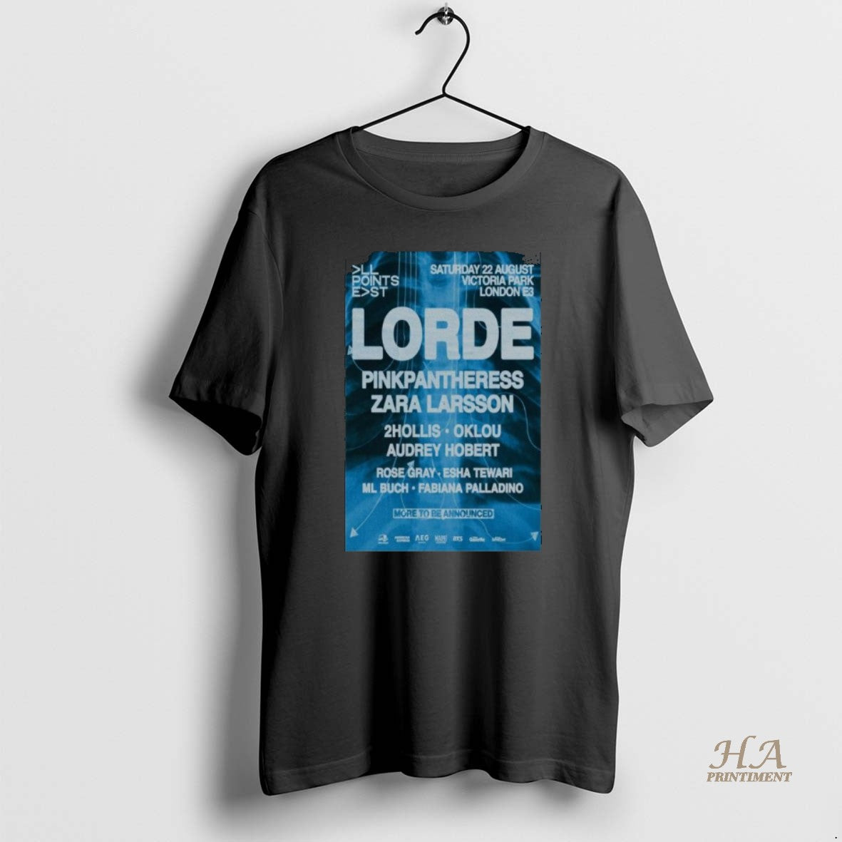 Official Lorde All Points East August 22nd 2026 London Long Sleve Shirt Hoodie Sweatshirt | PurePodTees.com