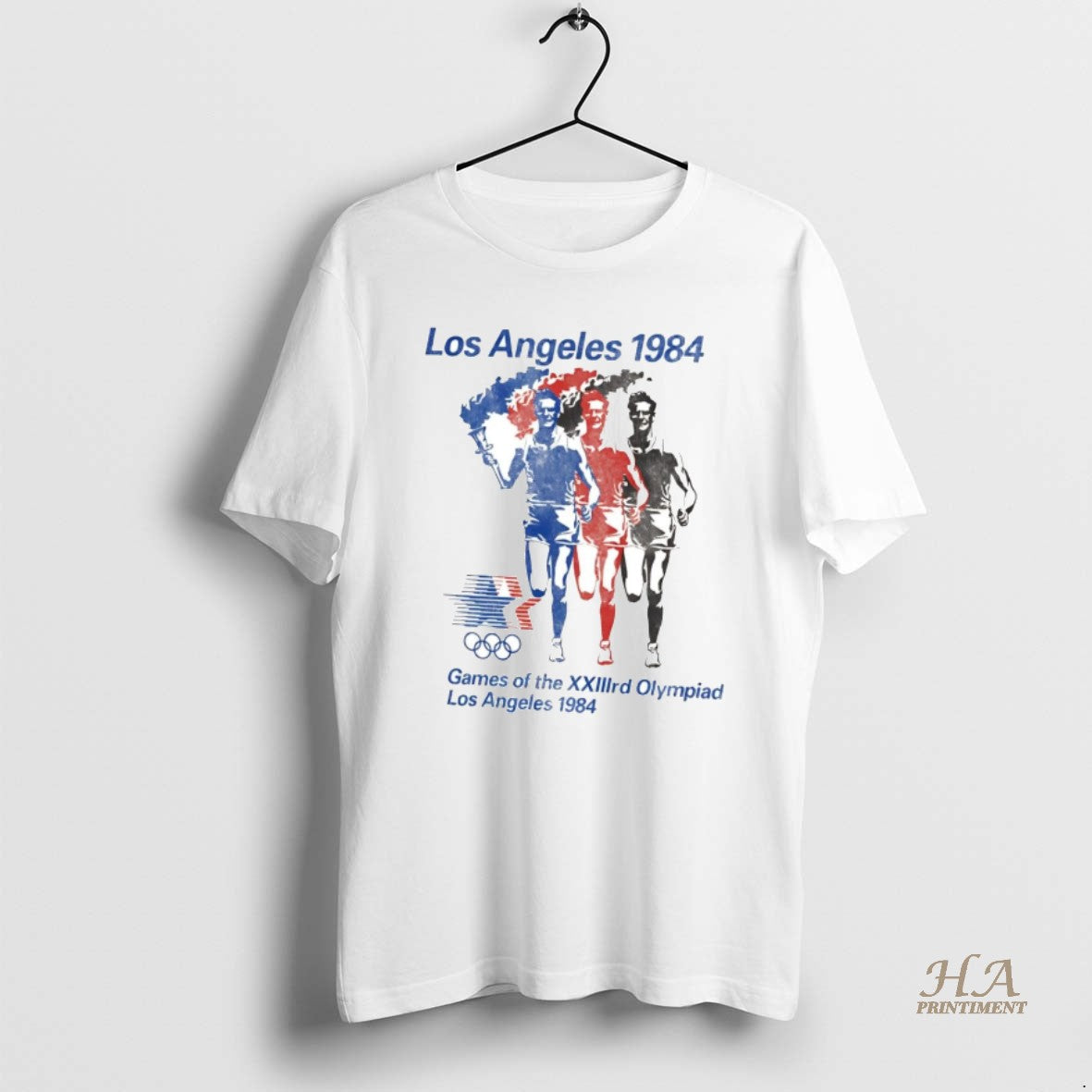Official Los Angeles 1984 Olympic Games Of The Xxiiird Olympiad Shirt Hoodie Sweatshirt | PurePodTees.com