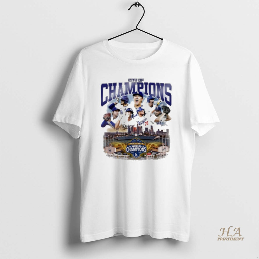Official Los Angeles City Of Champions World Series 2025 Vintage Shirt Hoodie Sweatshirt | PurePodTees.com
