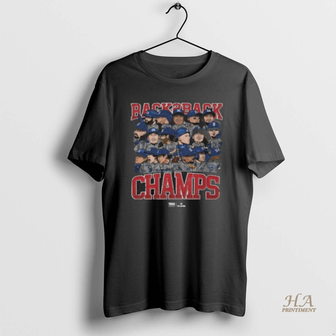Official Los Angeles D Baseball Back 2 Back Champs 2025 Shirt Hoodie Sweatshirt | PurePodTees.com