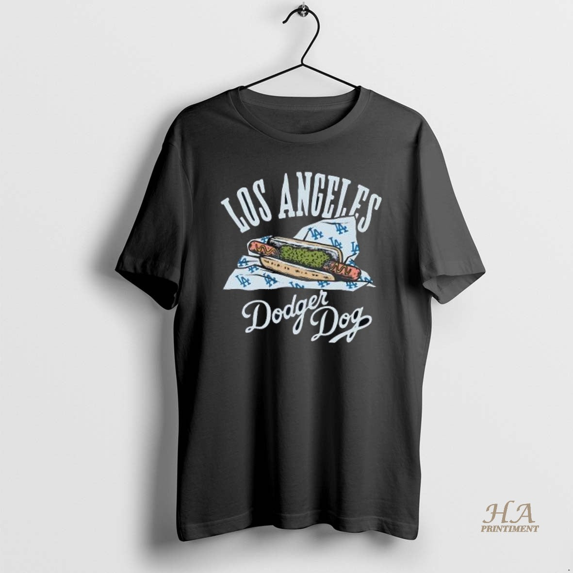 Official Los Angeles Dodger Dogs Baseball Retro Shirt Hoodie Sweatshirt | PurePodTees.com
