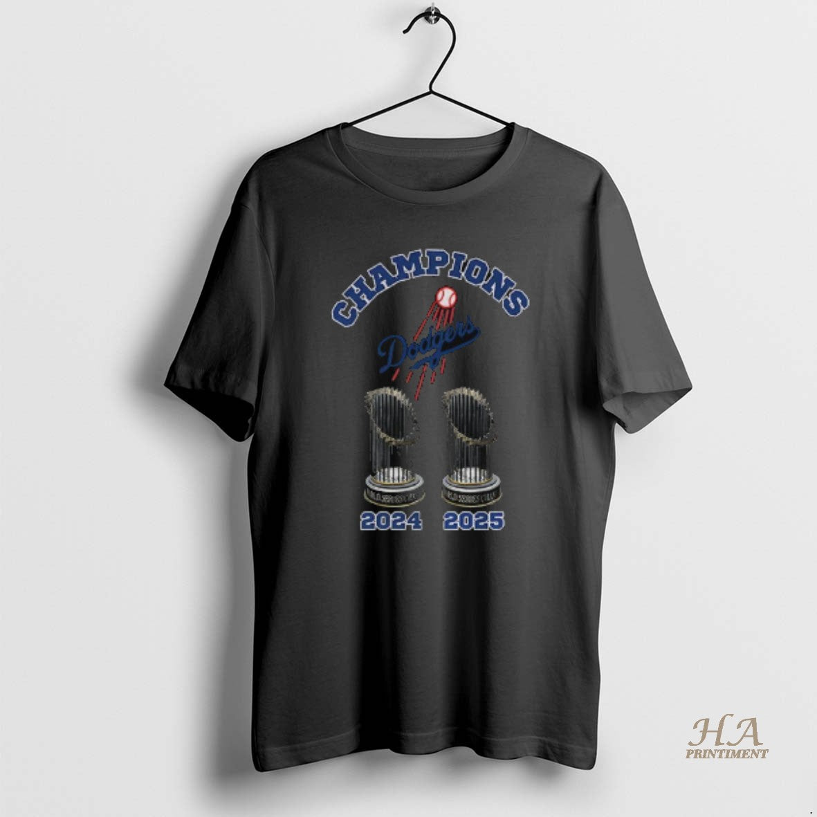 Official Los Angeles Dodgers 2024 2025 World Series Champions Trophies Shirt Hoodie Sweatshirt | PurePodTees.com