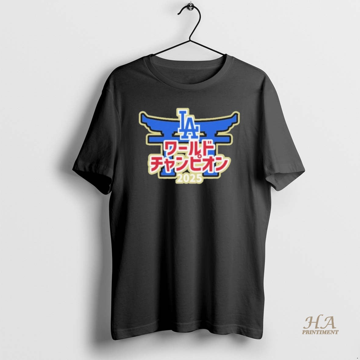 Official Los Angeles Dodgers 2025 World Series Champions Japanese Characters Shirt Hoodie Sweatshirt | PurePodTees.com