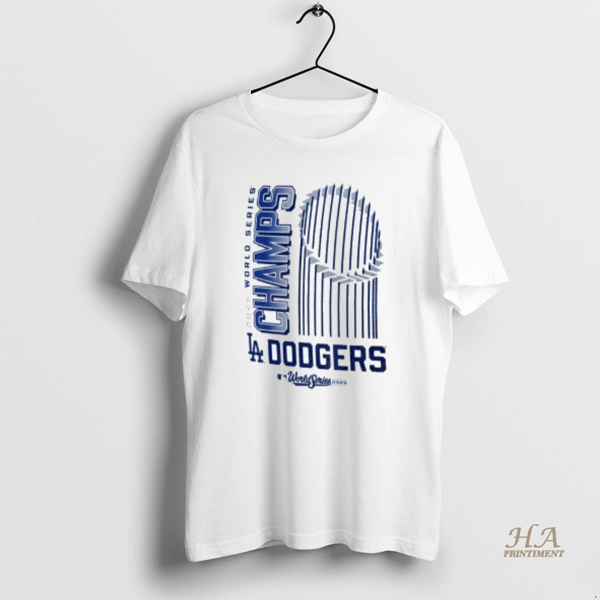 Official Los Angeles Dodgers 2025 World Series Champions Trophy Shirt Hoodie Sweatshirt | PurePodTees.com