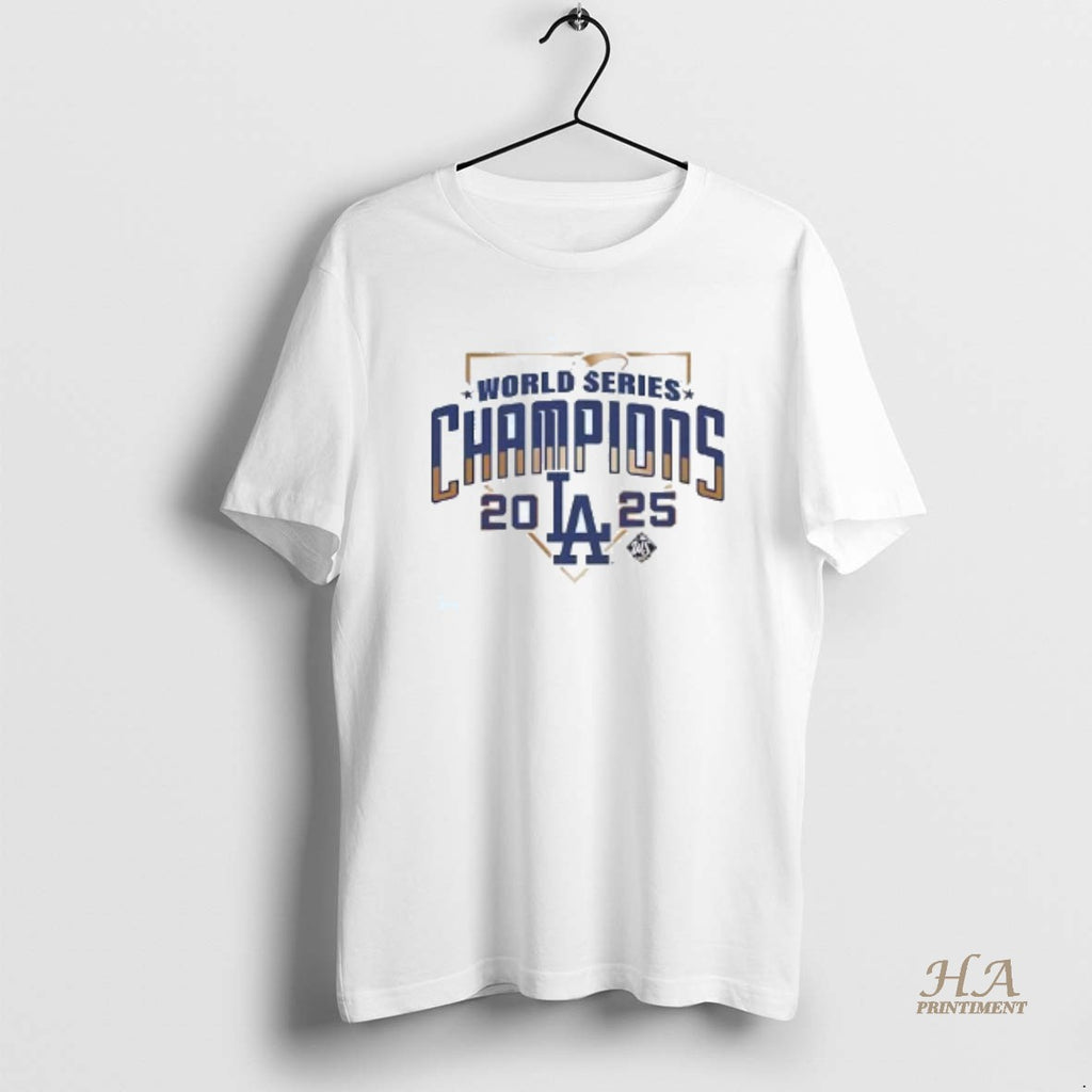 Official Los Angeles Dodgers 2025 World Series Champions Diamond Home Plate Shirt Hoodie Sweatshirt | PurePodTees.com