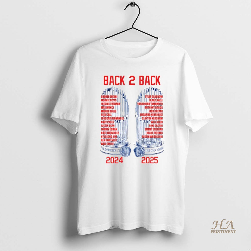 Official Los Angeles Dodgers All Day Everyday Back To Back 9x World Series Champions 2024 Shirt Hoodie Sweatshirt