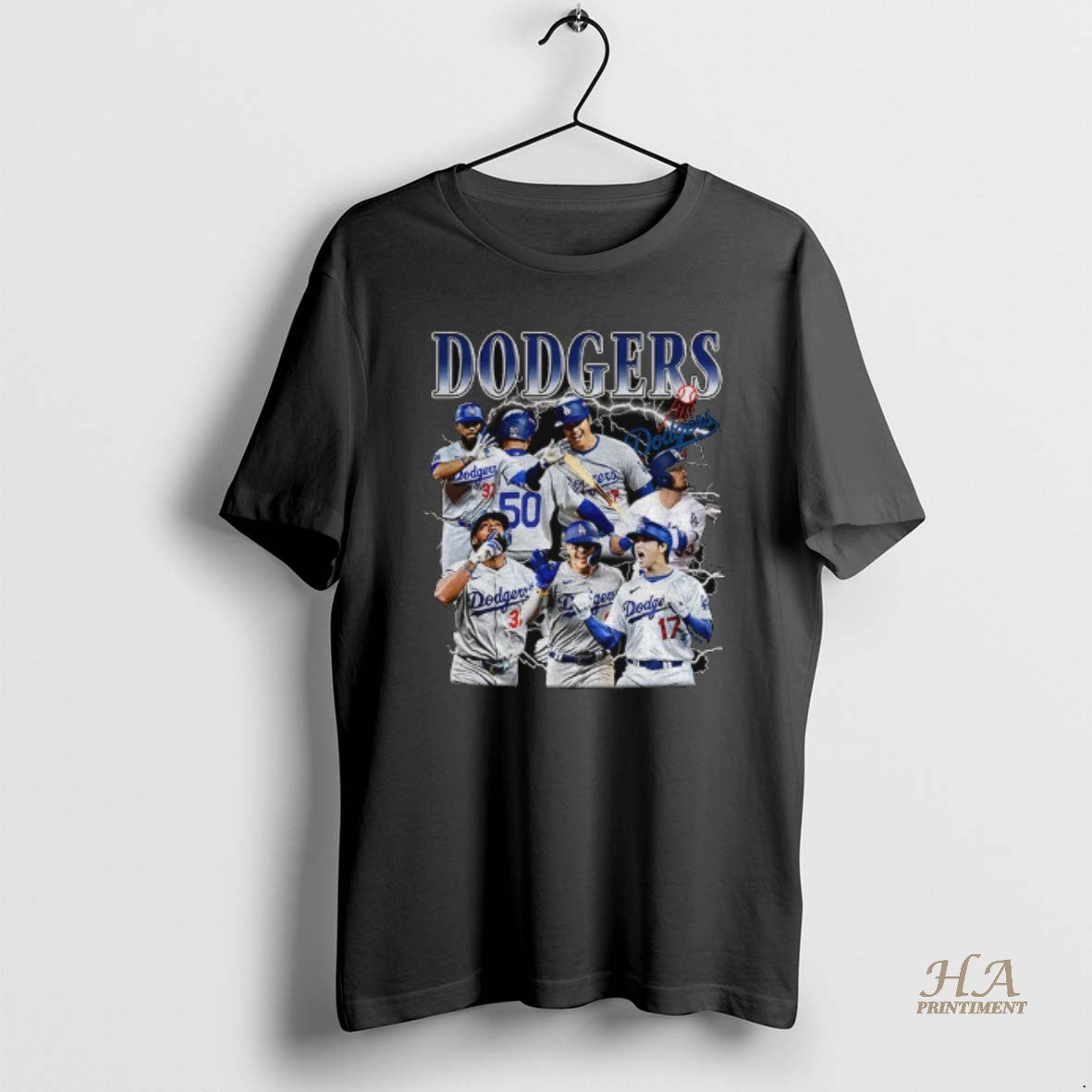 Official Los Angeles Dodgers All Team 2025 World Series Mlb Champions Storm Graphic Shirt Hoodie Sweatshirt | PurePodTees.com