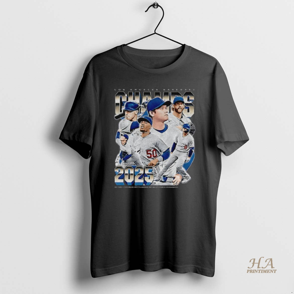 Official Los Angeles Dodgers All Team Mlb Baseball Are The 2025 World Champions Series Shirt Hoodie Sweatshirt
