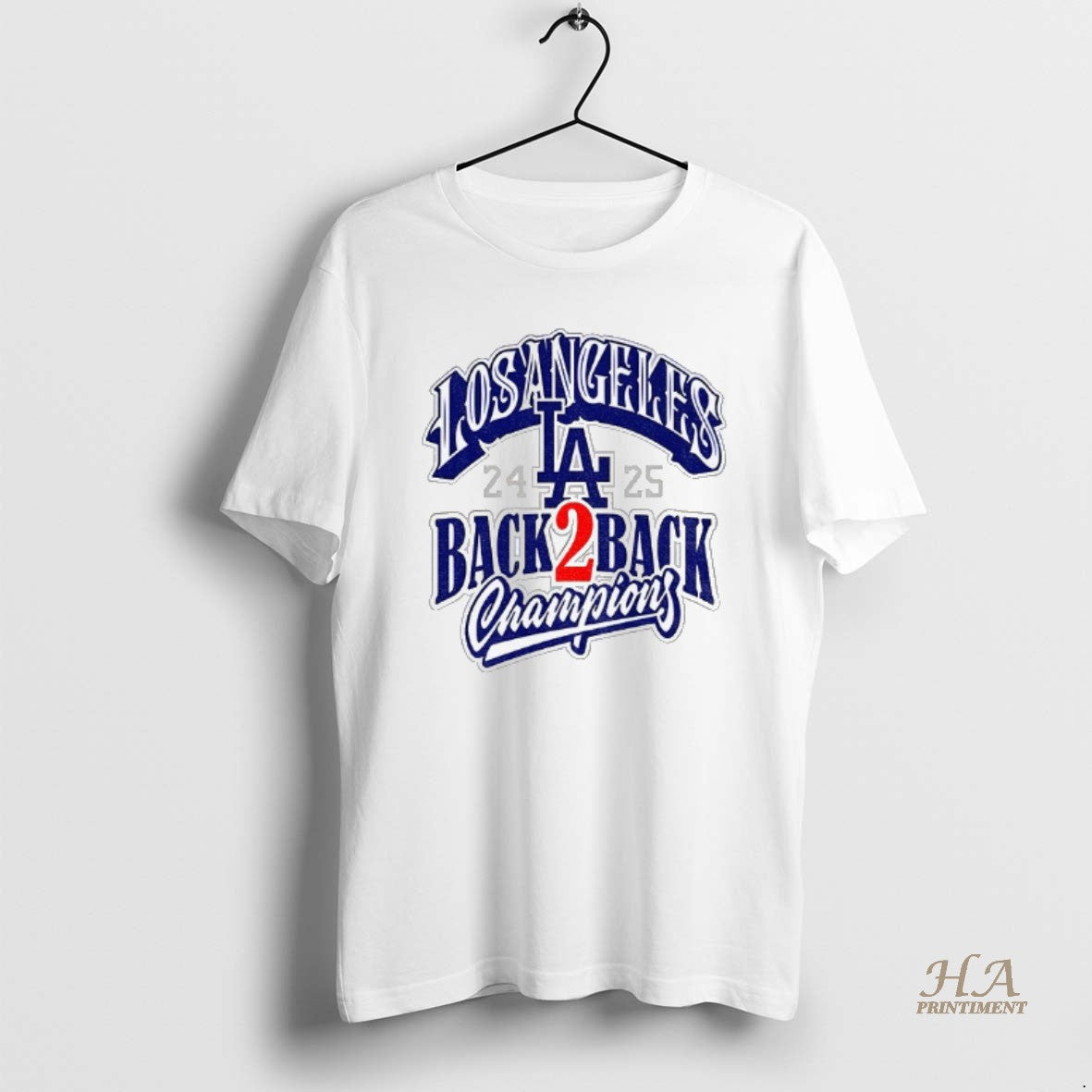 Official Los Angeles Dodgers Back 2 Back Dodgers 2024 2025 World Series Champions Shirt Hoodie Sweatshirt | PurePodTees.com
