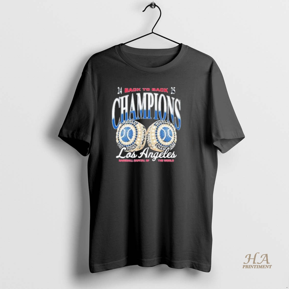 Official Los Angeles Dodgers Back To Back Champions Baseball Capital Of The World 2024 2025 Shirt Hoodie Sweatshirt