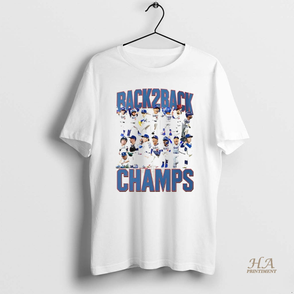 Official Los Angeles Dodgers Back To Back World Series Champions 2025 Players Celebrate Shirt Hoodie Sweatshirt