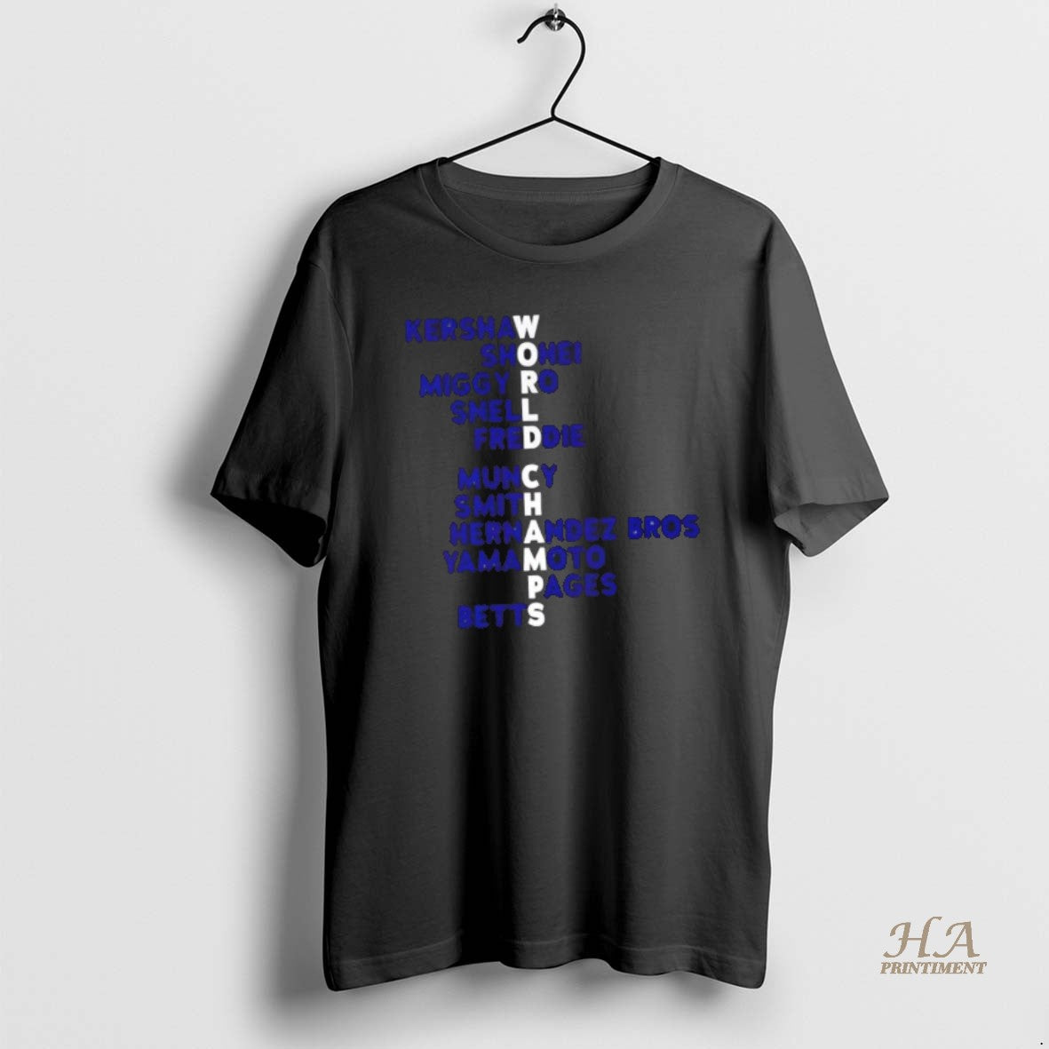 Official Los Angeles Dodgers Baseball World Champs Acrostic Shirt Hoodie Sweatshirt | PurePodTees.com