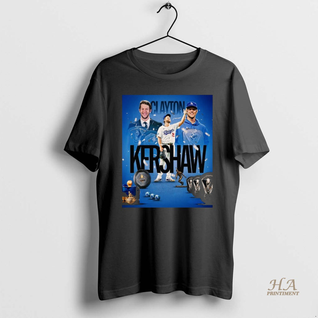 Official Los Angeles Dodgers Clayton Kershaw Cy Young Awards An Mvp Award And A Triple Shirt Hoodie Sweatshirt